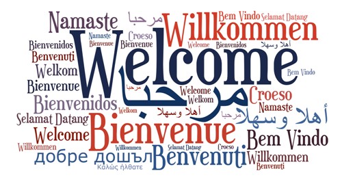 Welcome in many languages (Source:
Canstockphoto.com)