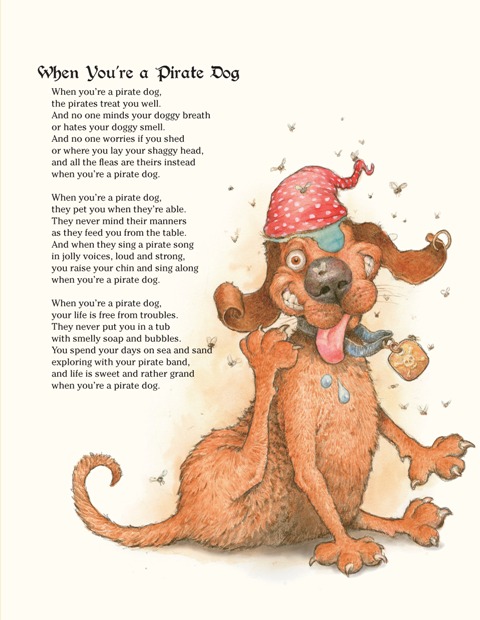 Interior Page: When You're a
                                  Pirate Dog and Other Pirate Poems
                                  (Source: Pelican Publishing, used with
                                  permission)