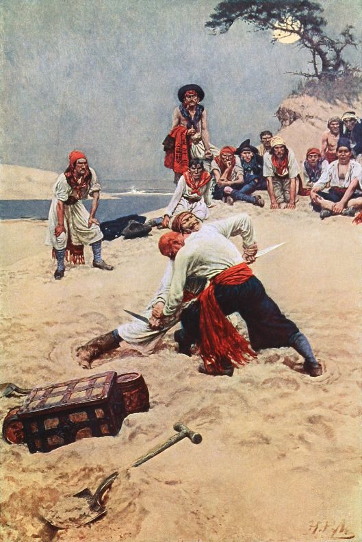 Who
                          Shall Be Captain by Howard Pyle, 1911 (Source:
https://commons.wikimedia.org/wiki/File:Pg_104_-_Who_Shall_be_Captain_(color).jpg)