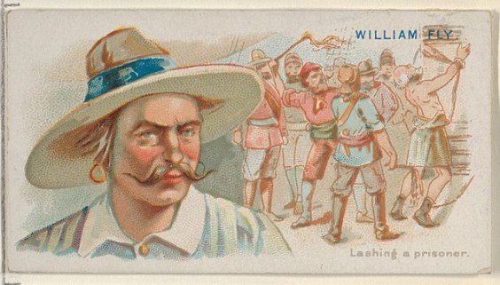William
                Fly lashing a prisoner -- Allen & Ginter Cigarettes
                1888