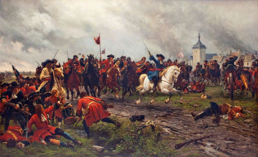 William III at Battle of Landen
                            (Source:
https://commons.wikimedia.org/wiki/File:William_III_at_the_Battle_of_Landen.jpg)