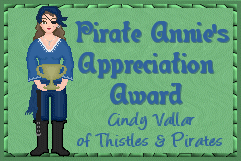 Pirate Annie's Appreciation Award