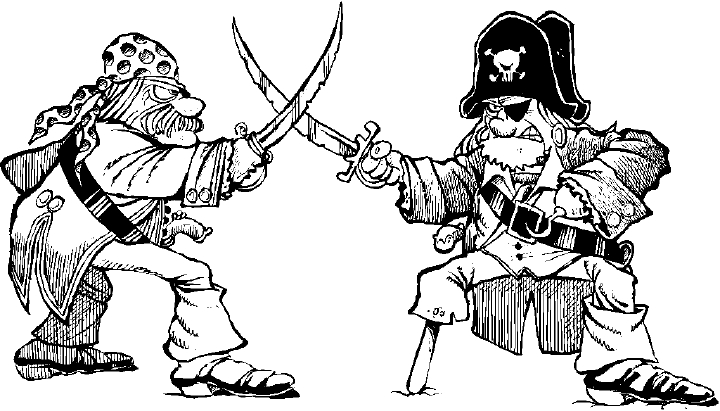 Pirates dueling