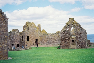 Courtyard of
                              Dunottar Castle