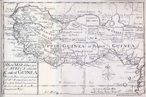 Map from 1734 edition of
                      William Snelgrave's "A New Account of Some
                      Parts of Guinea and the Slave-Trade" (Source:
                      Yale University --
                      https://glc.yale.edu/aces/harms)