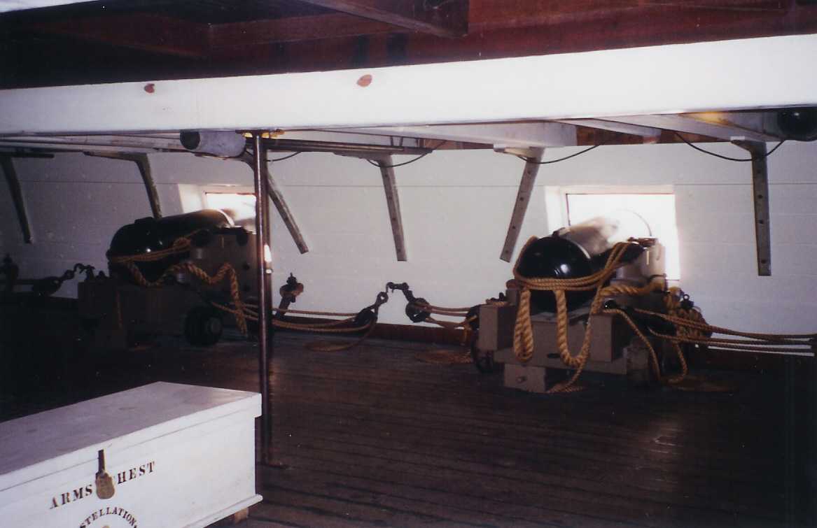 USS Constellation Gun deck