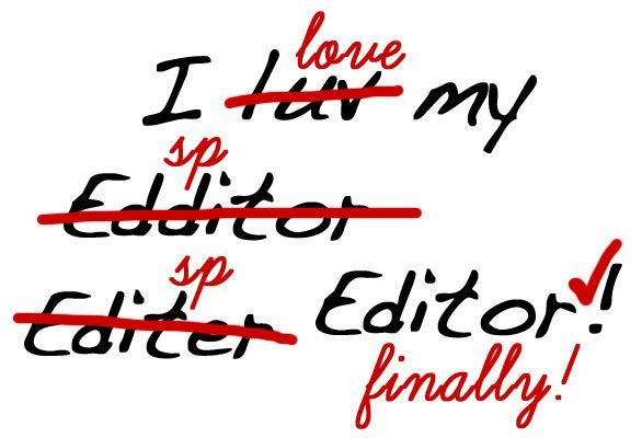 Love editor sign
