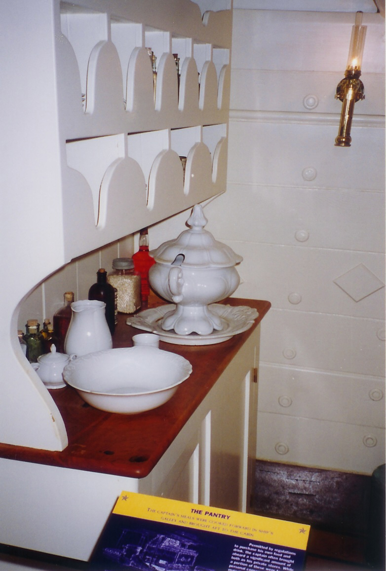 USS Constellation -
                      Captain's Galley