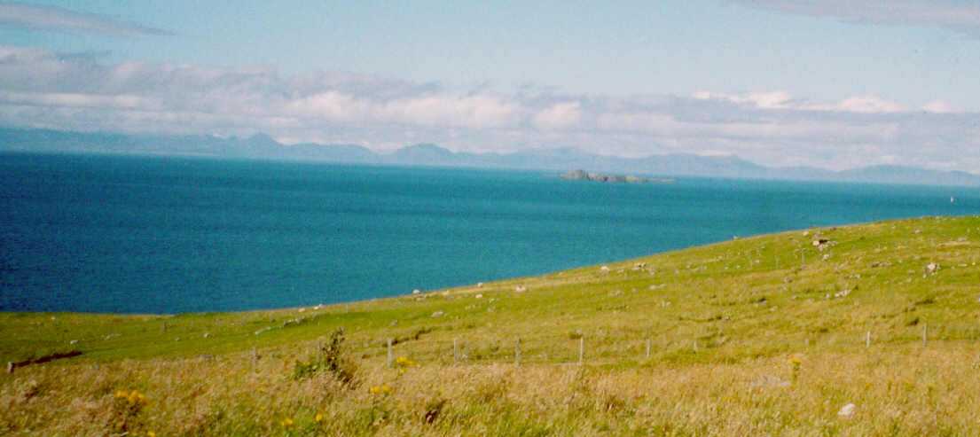 View of sea from Isle of Skye