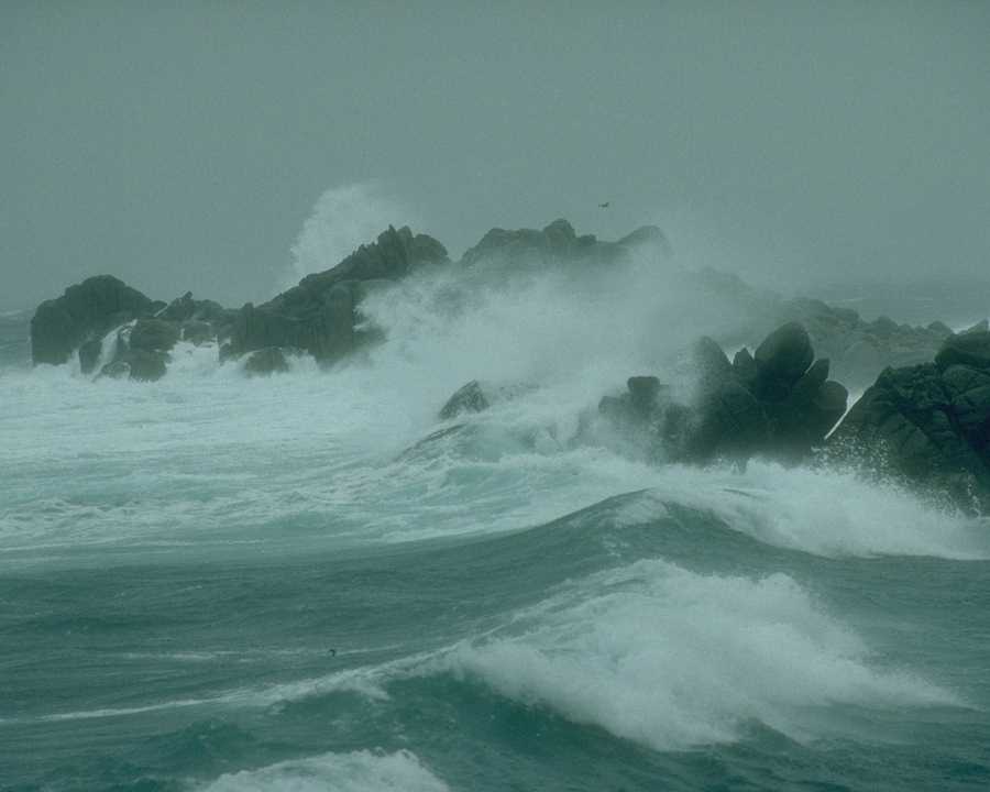 Stormy seas